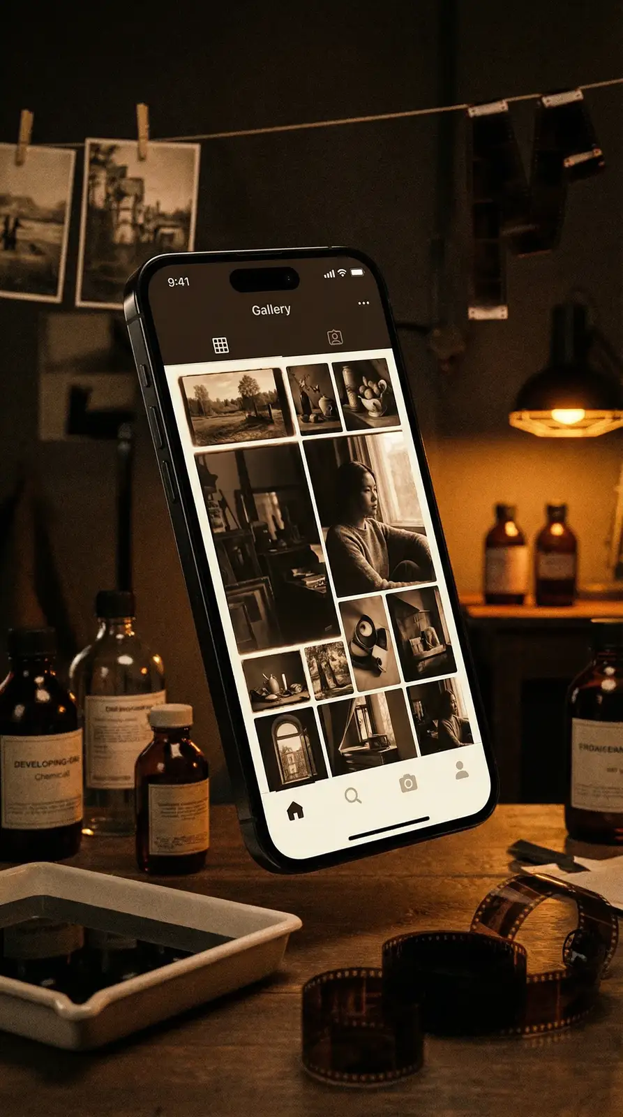 【国产精品】高清资源站 APP界面预览 - 手机端摄影社区应用